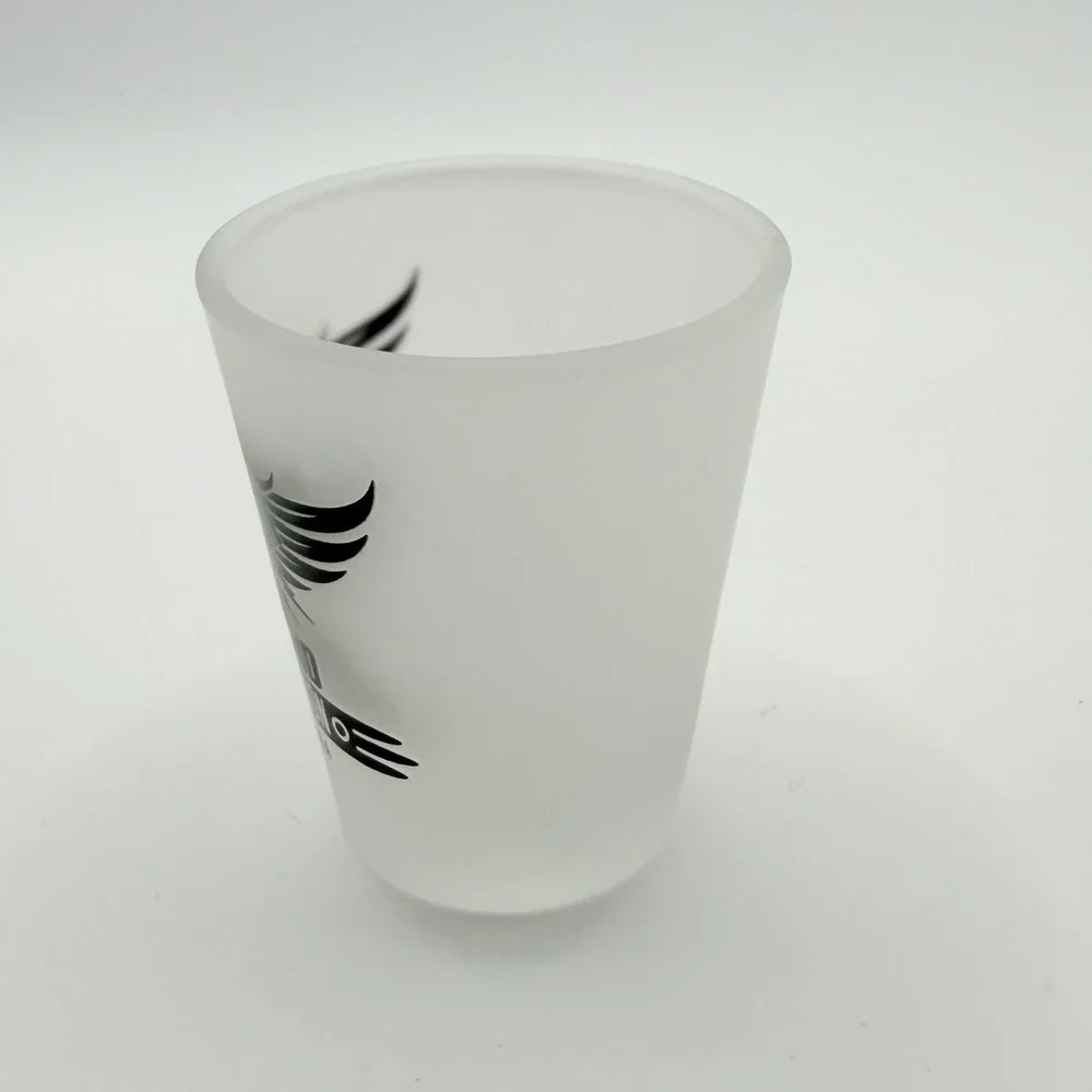 Harley-Davidson Desert Wind Mesa Arizona Frosted Skull Shot Glass Collectible